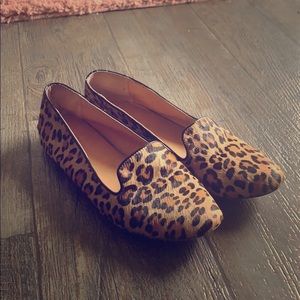 J Crew Leopard flats